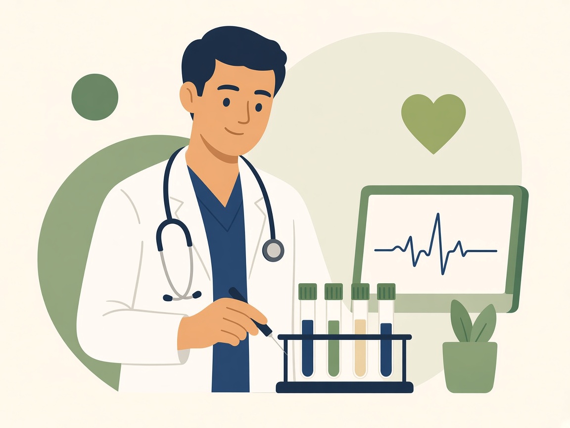Exámenes de laboratorio y cardiología